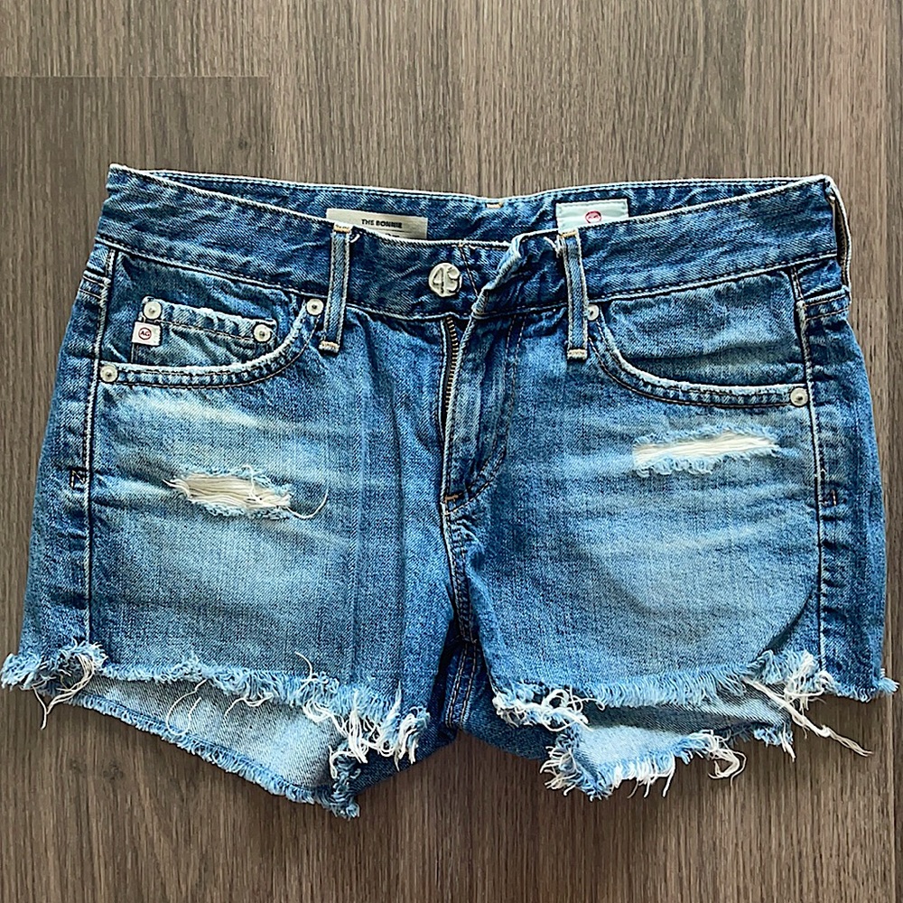 AG ‘The Bonnie’ Relaxed denim shorts